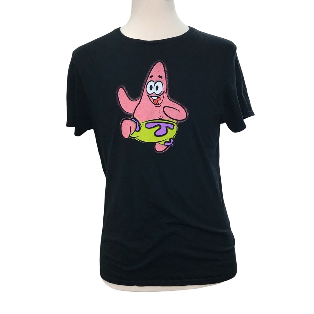 Nickelodeon Patrick T-Shirt Men’s Size M Color Black Short Sleeve’s Round Neck.